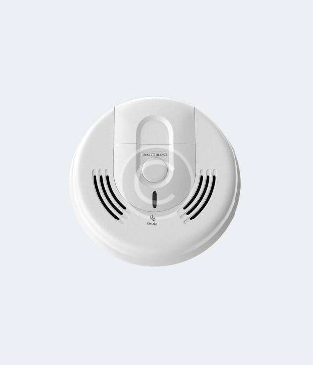 Wireless smoke detector sensor