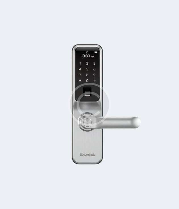 Digital smart door lock with fingerprint sensor